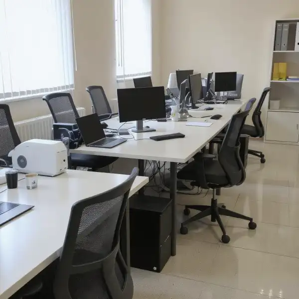 Коворкинг в офисном помещении - до уборки